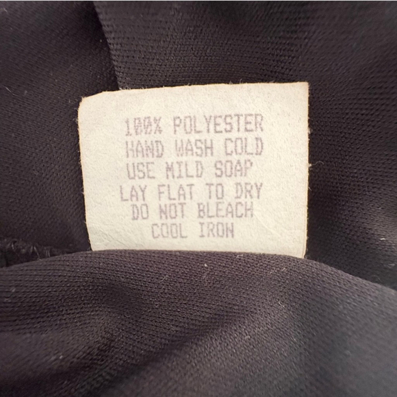 VTG 90s Ruby Rox Black Floral Dress Satin Lace-Up Whimsigoth M - Picture 11 of 11